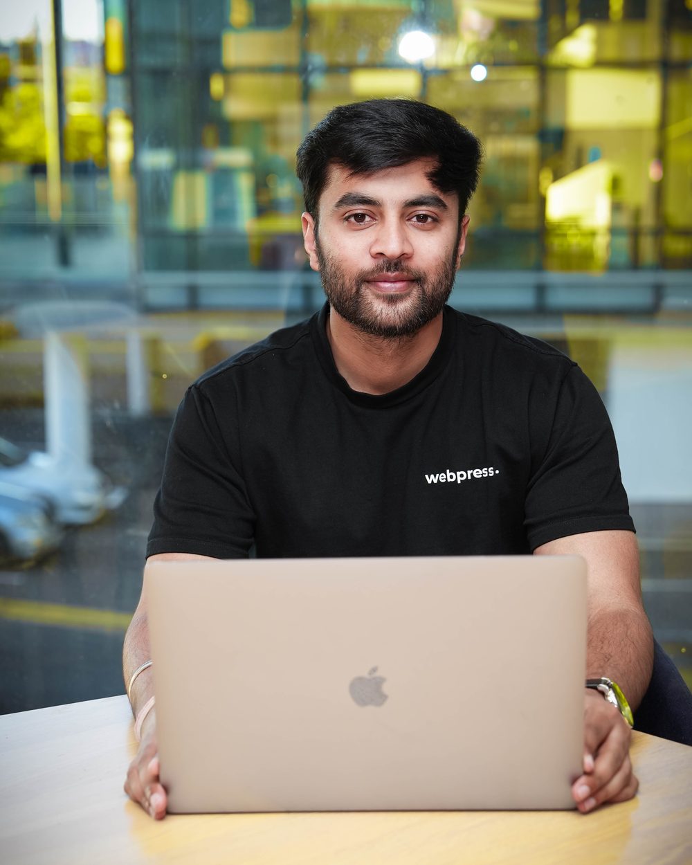 Shubham Goyal, Director of Webpress NZ, at the agency's Auckland office